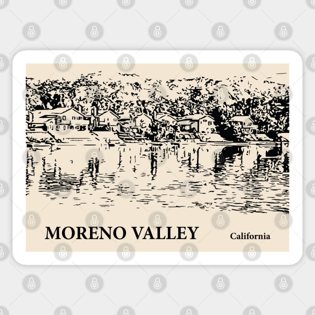 Moreno Valley - California Sticker by Lakeric